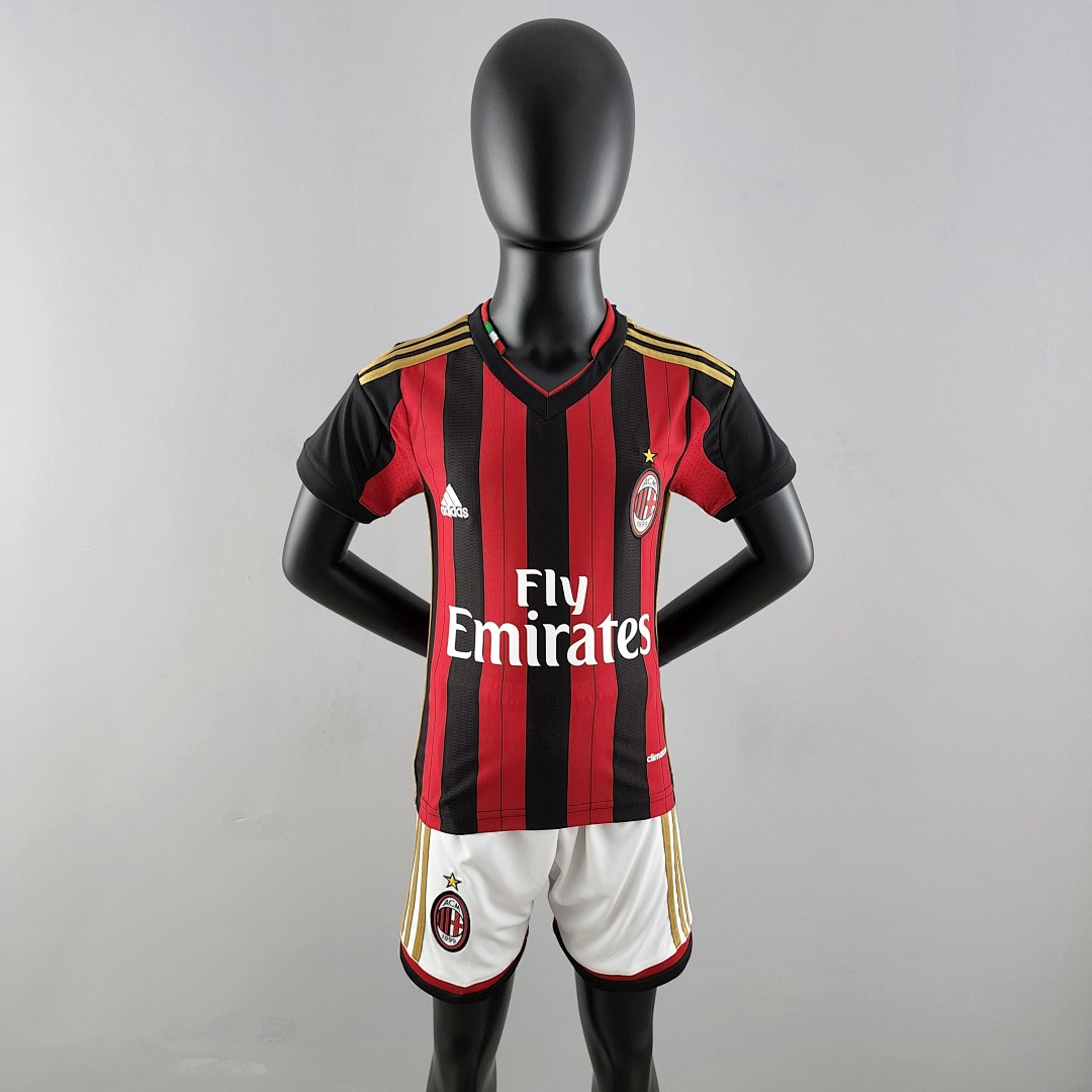 Retro AC Milan 13/14 kids home size:16-28