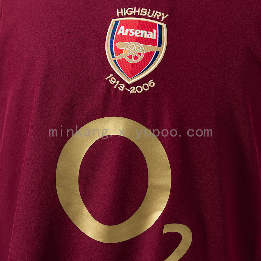Retro Long Sleeve 05/06 Arsenal home S-XXL 4