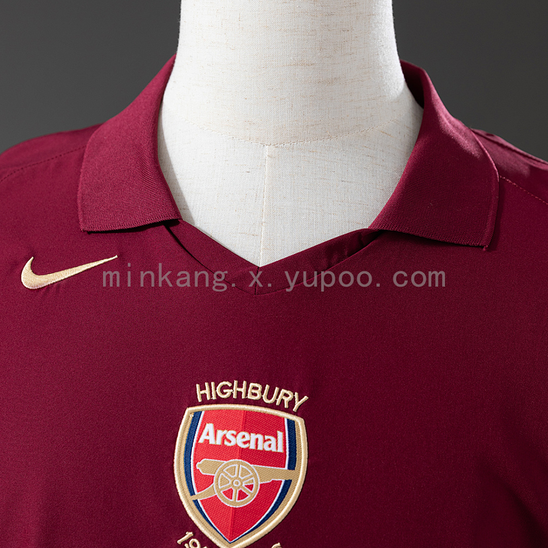 Retro Long Sleeve 05/06 Arsenal home S-XXL 5