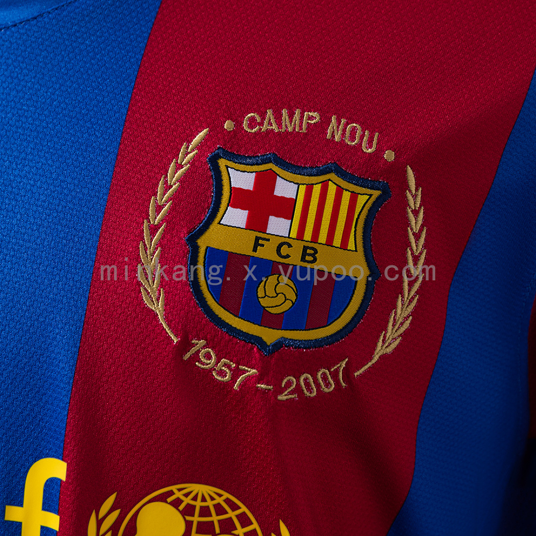 Retro Barcelona 07/08 Home S-XXL 4