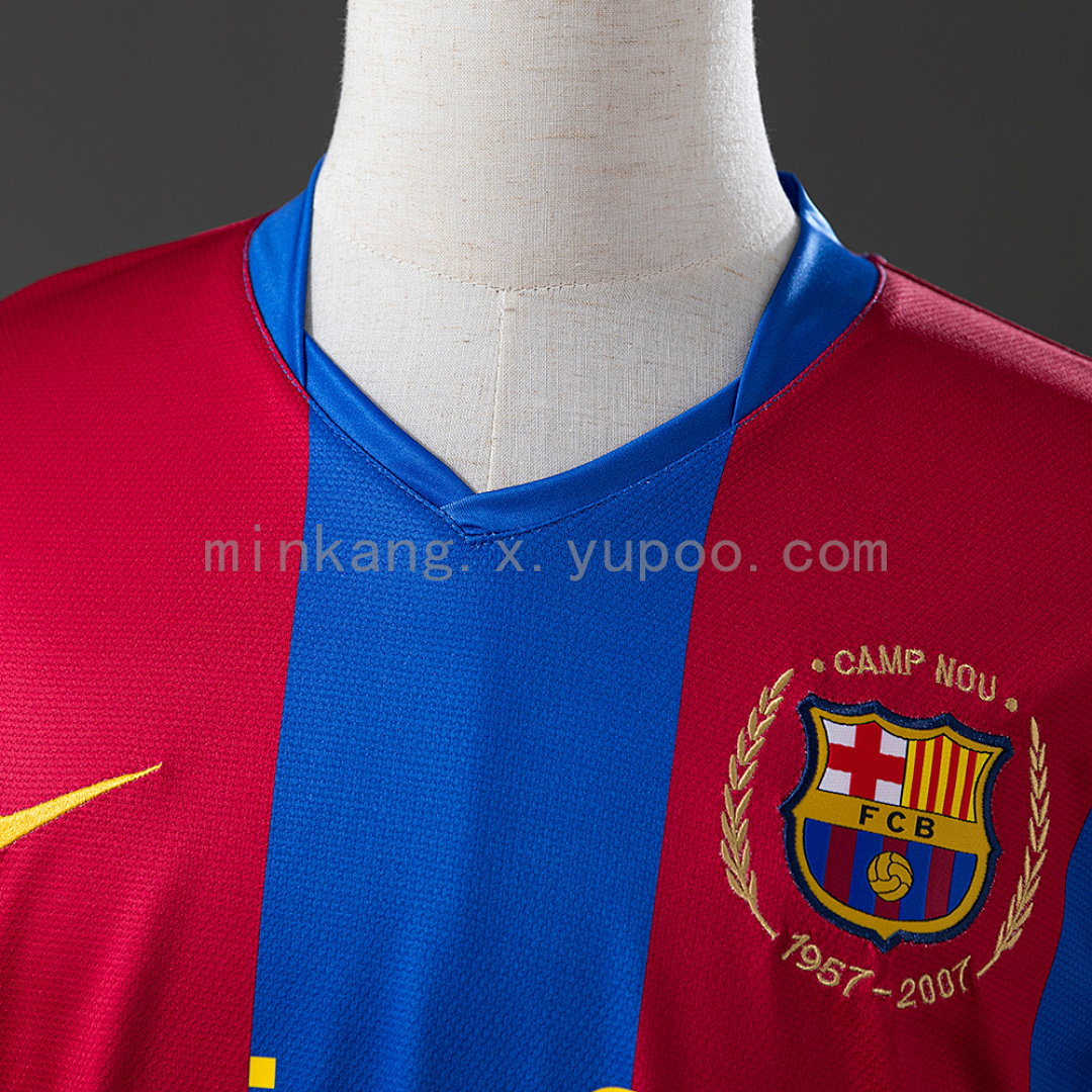 Retro Barcelona 07/08 Home S-XXL 6