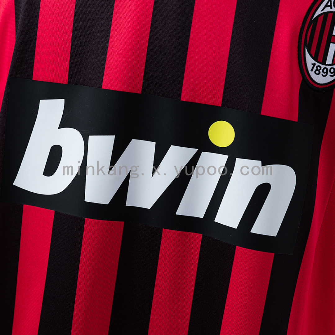 Retro AC Milan 07/08 Home S-XXL 4
