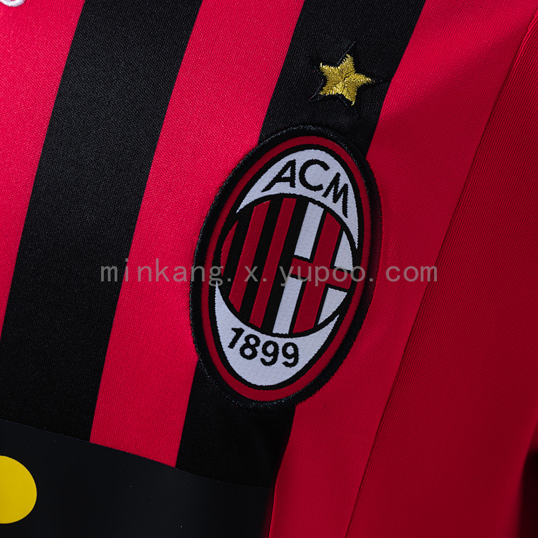 Retro Long Sleeve AC Milan 07/08 Home S-XXL 4