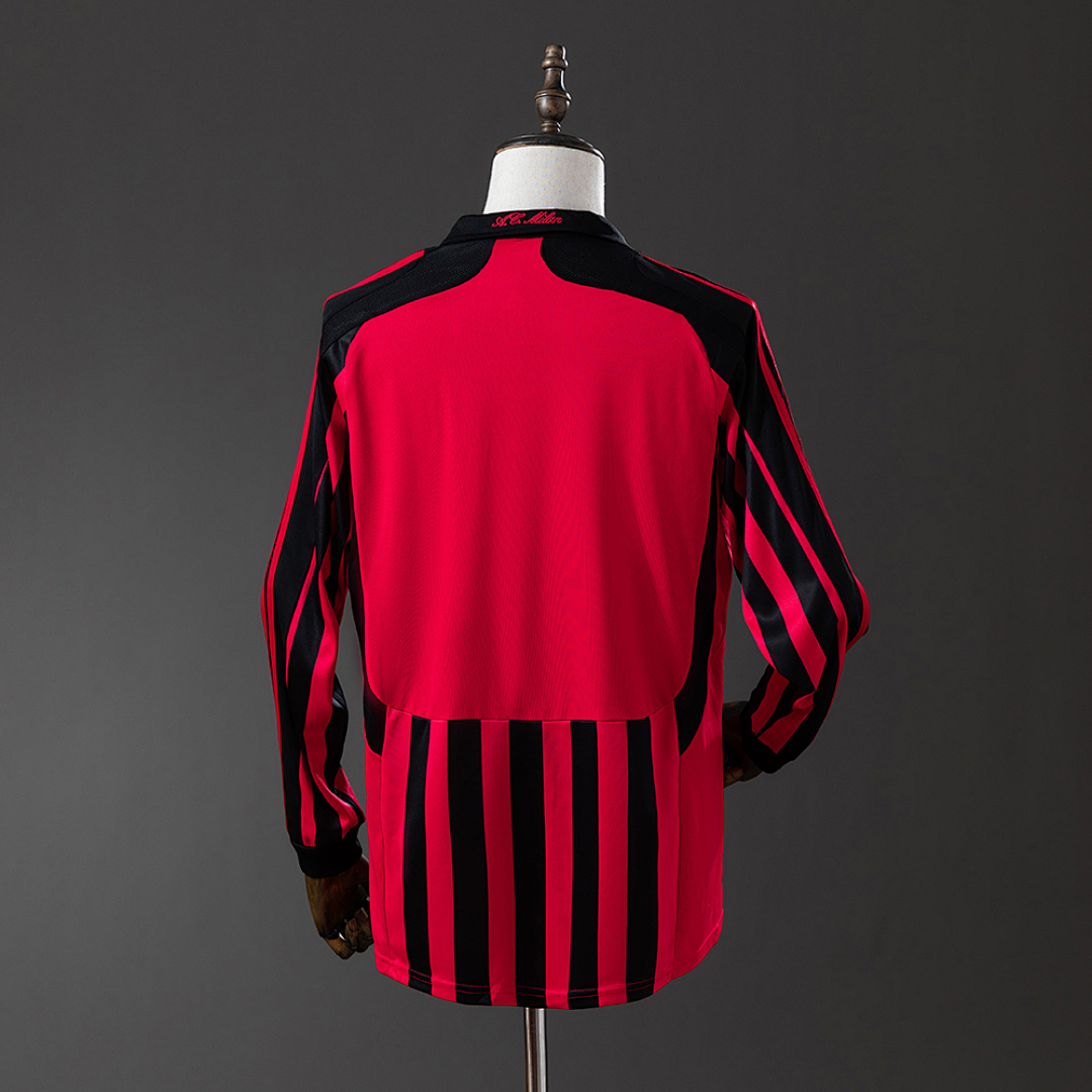 Retro Long Sleeve AC Milan 07/08 Home S-XXL 7
