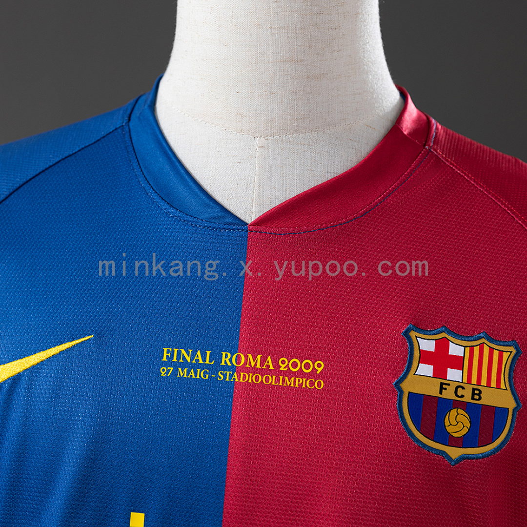 Retro Barcelona 08/09 UEFA Champions League Home S-XXL 6