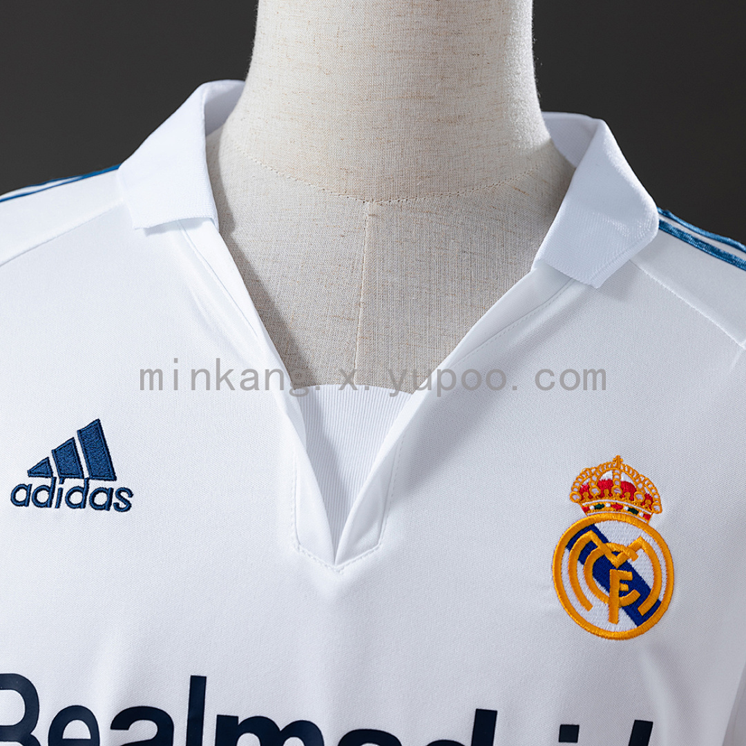 Retro Real Madrid 01/02 Home S-XXL 5
