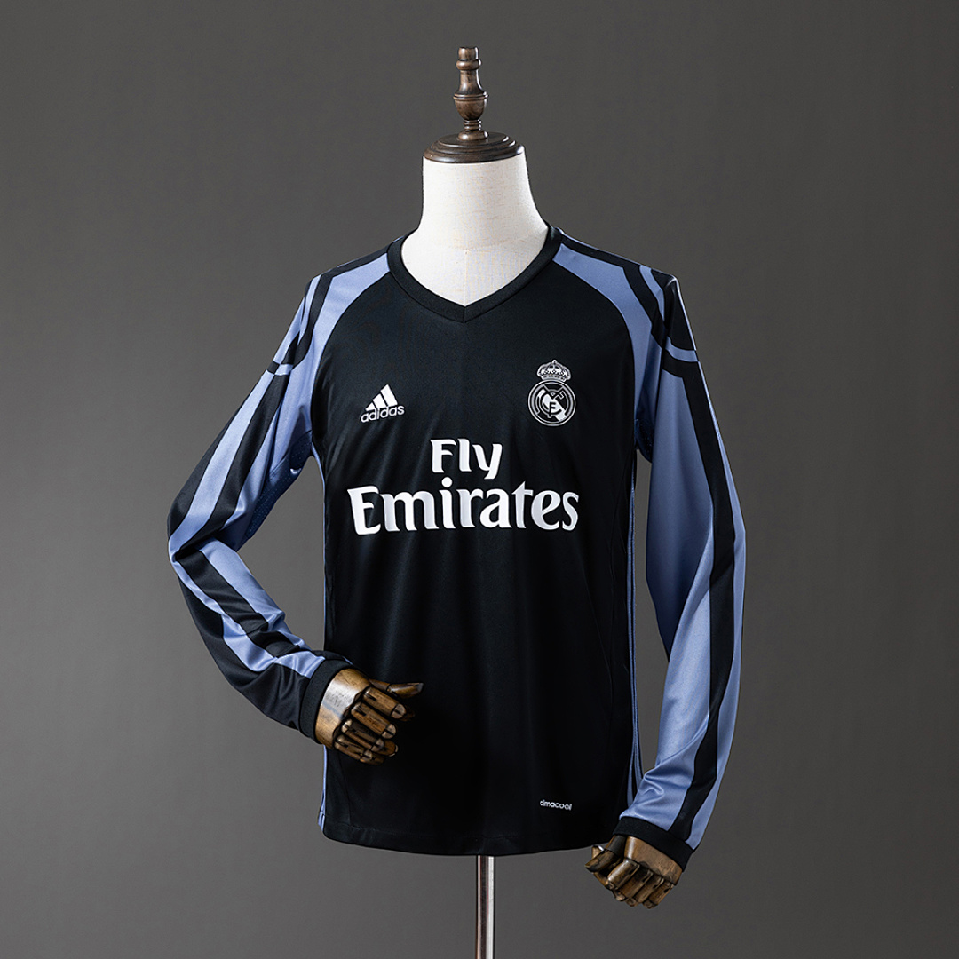 Retro Long Sleeve Real Madrid 16/17 Third Away S-XXL