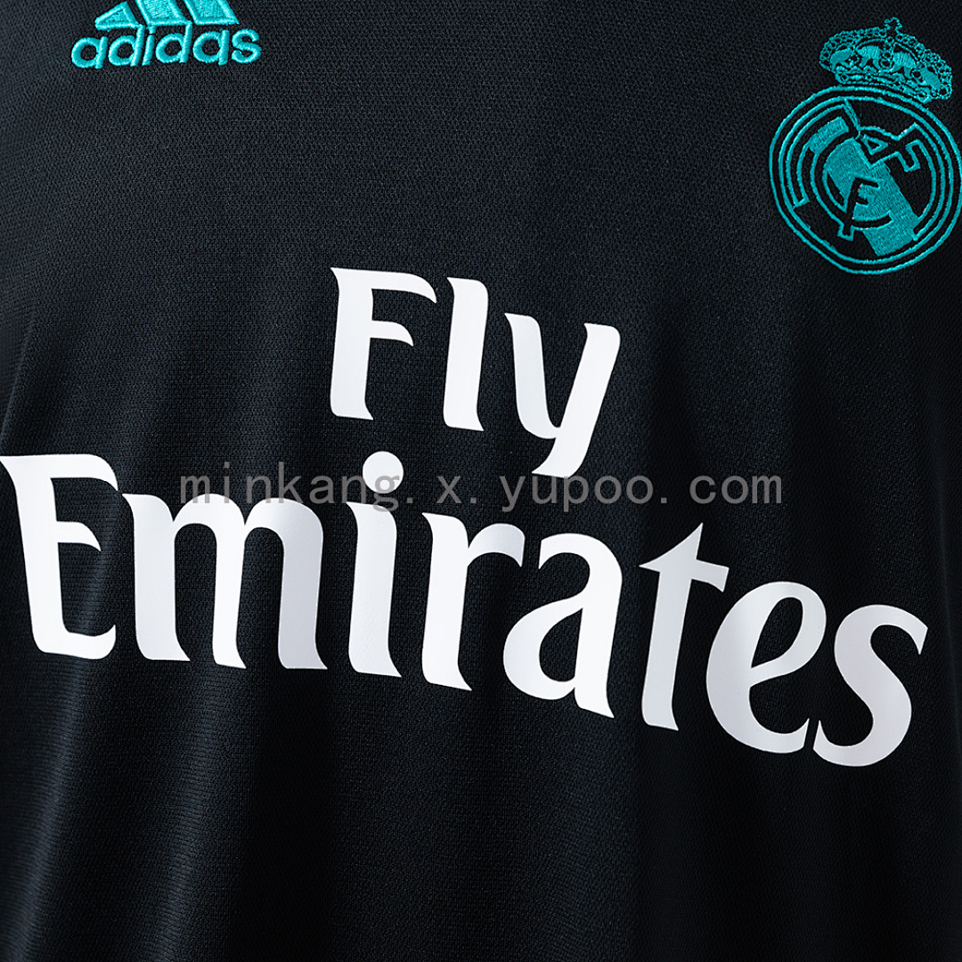 Retro Real Madrid 17/18 Away Long Sleeve S-XXL 6