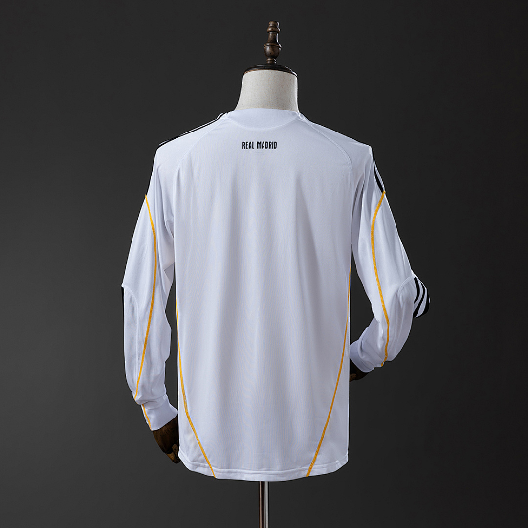 Retro Real Madrid 09/10 Long Sleeve Home S-XXL 8