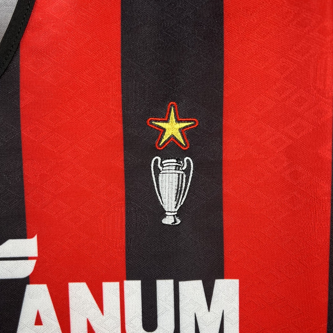 Retro AC Milan 89/90 Home S-XXL 8