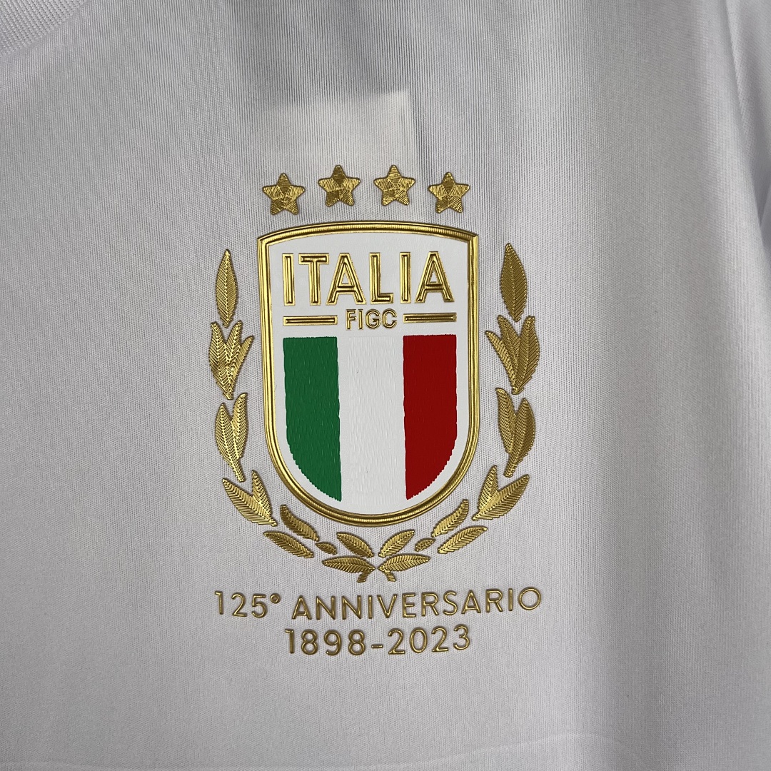 2023 Italy 125th Anniversary White S-4XL 2