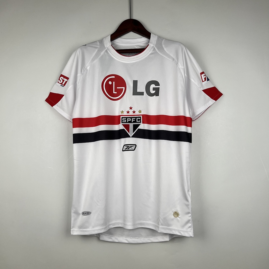 Retro sao paulo 07/08 home S-4XL