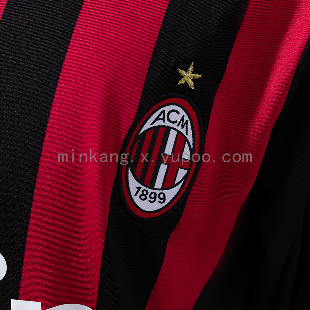 Retro long sleeve AC Milan 09/10 Home S-XXL 3