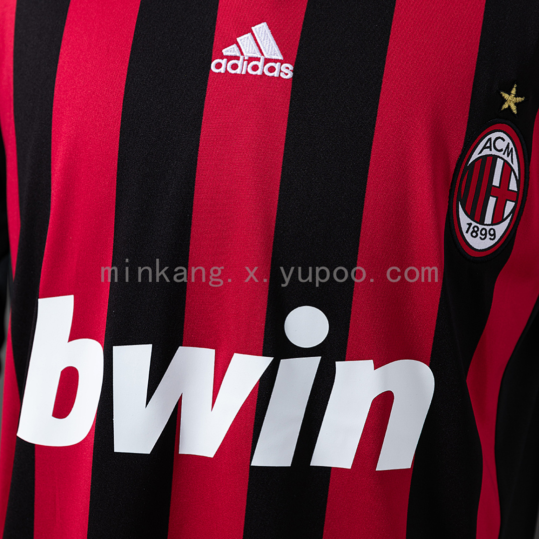 Retro long sleeve AC Milan 09/10 Home S-XXL 4