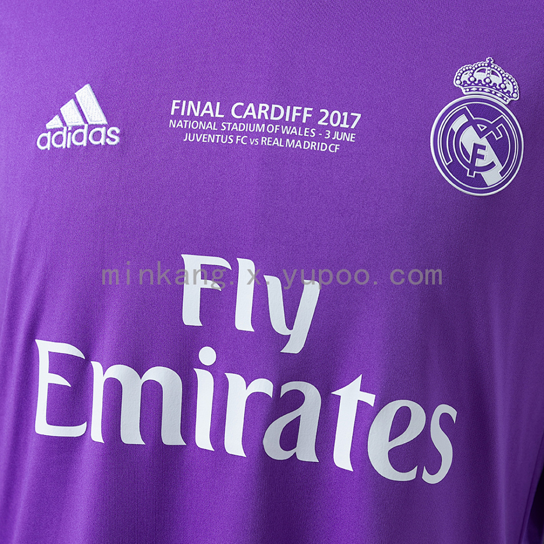 Retro long sleeve Real Madrid 16/17 away S-XXL 5