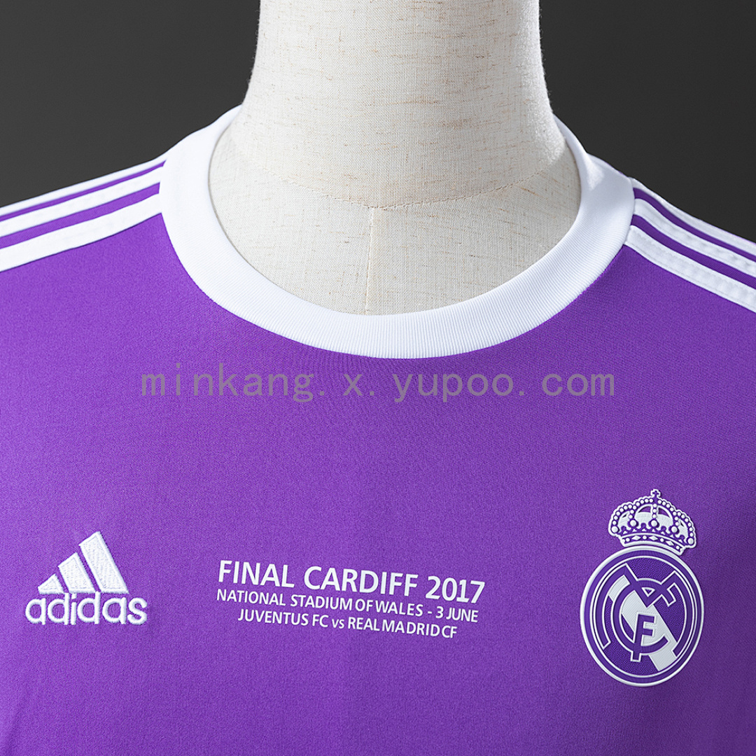 Retro long sleeve Real Madrid 16/17 away S-XXL 6