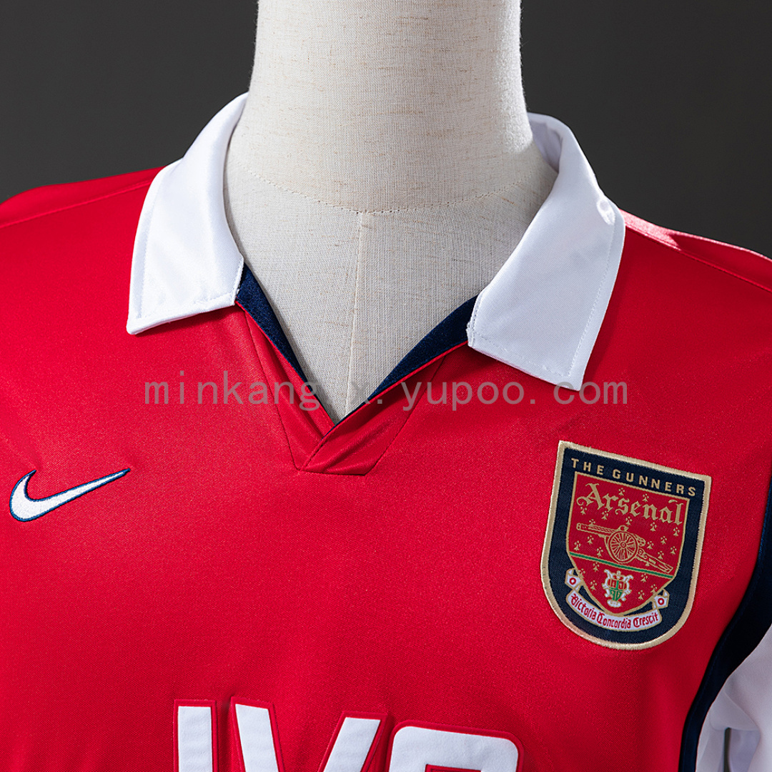 Retro long sleeve Arsenal 98/99 Home S-XXL 4