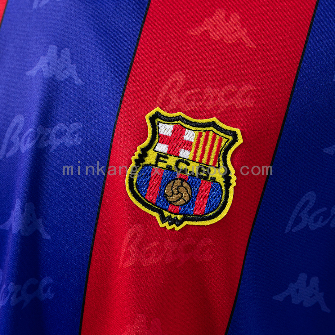 Retro long sleeve Barcelona 96/97 home S-XXL 4