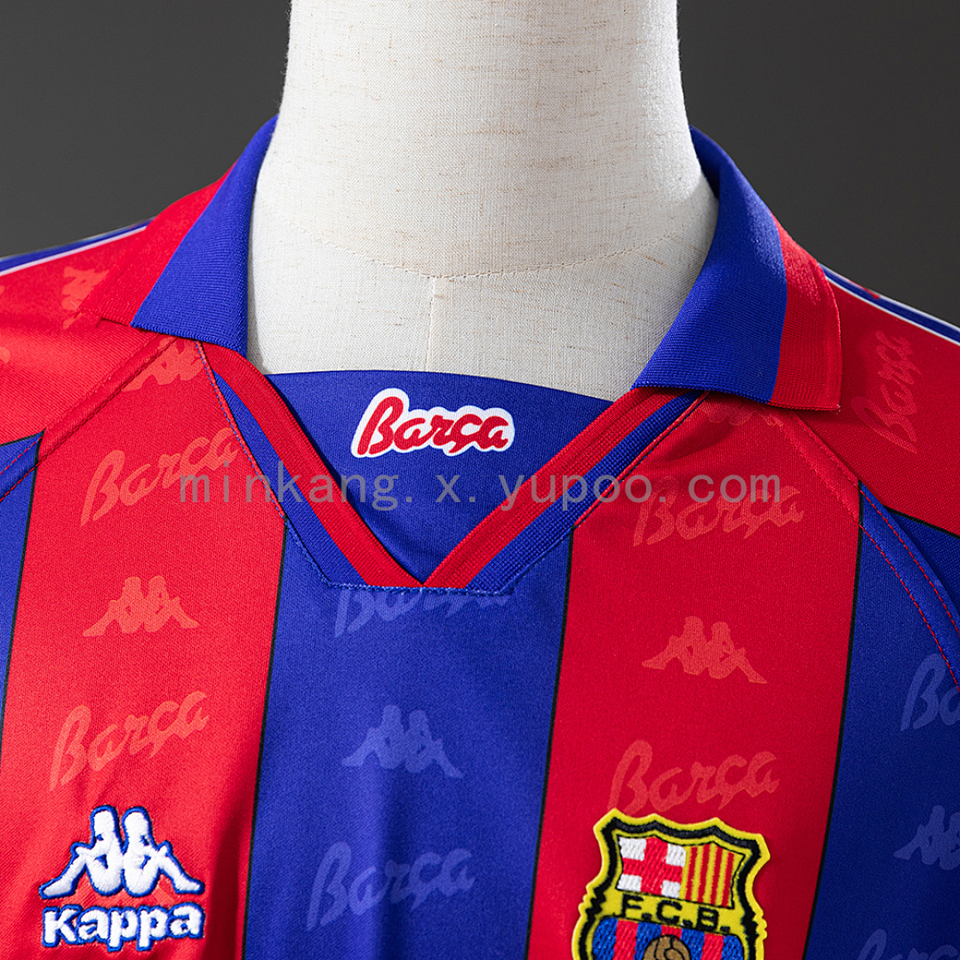 Retro long sleeve Barcelona 96/97 home S-XXL 5