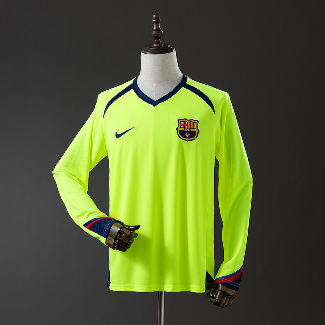 Retro long sleeve Barcelona 05/06 away S-XXL 2