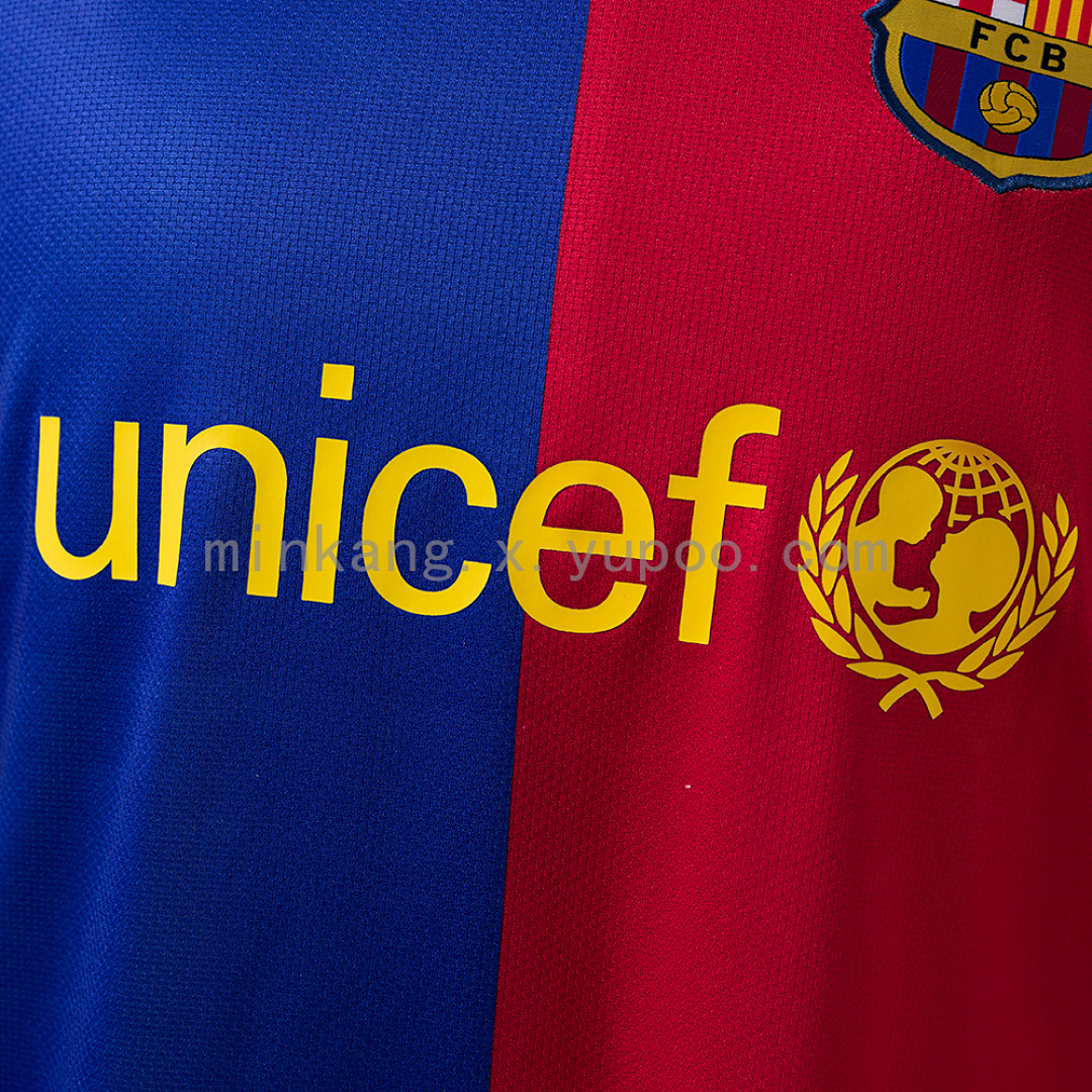 Retro long sleeves Barcelona 08/09 Champions League home S-XXL 5