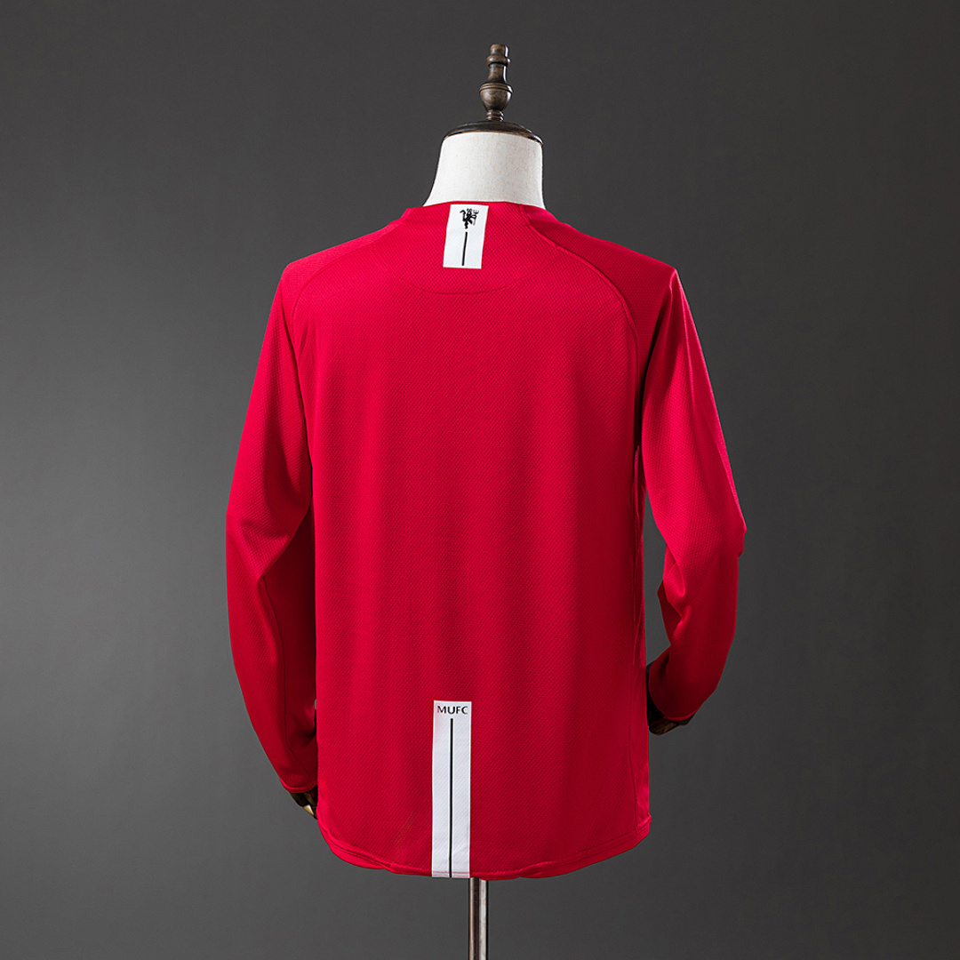 Retro long sleeve M-U 07/08 Champions League version home S-XXL 3