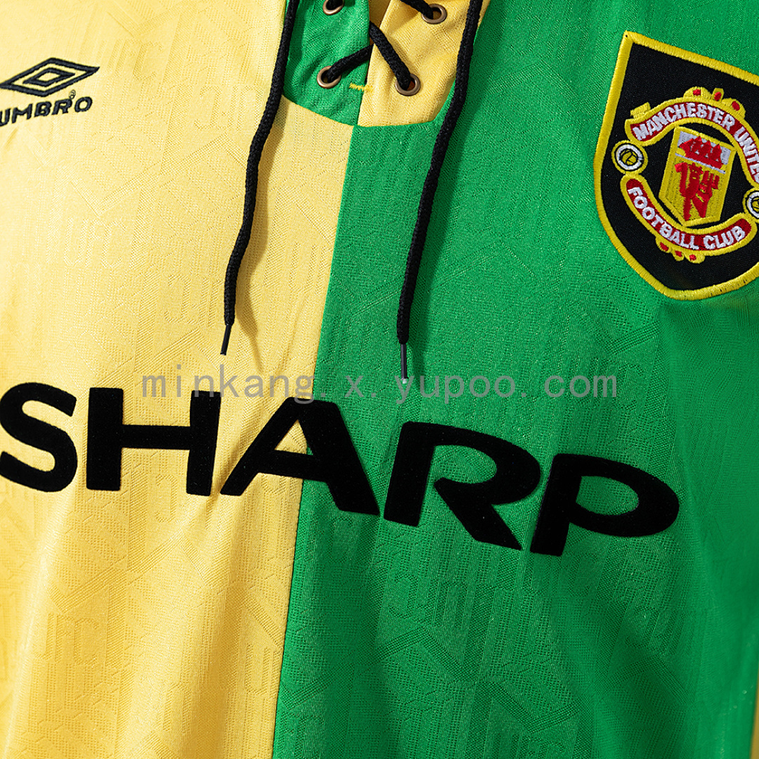 Retro long sleeve M-U 92/94 third away S-XXL 5