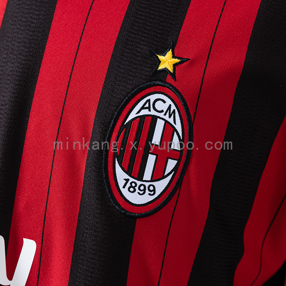 Retro long sleeve AC13/14 Milan home S-XXL 4