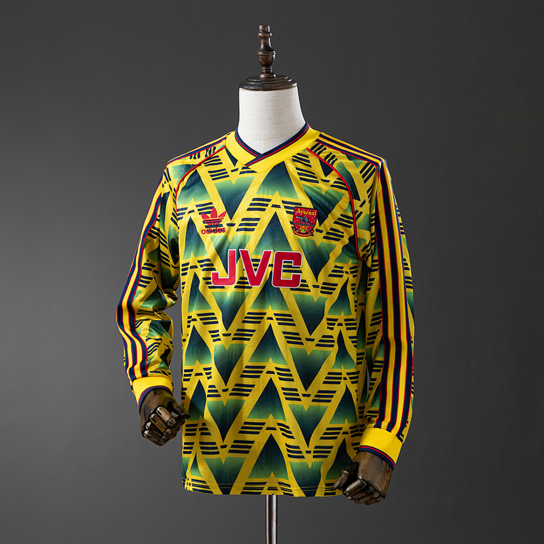 Retro Long Sleeve Arsenal 91/93 Away S-XXL 8