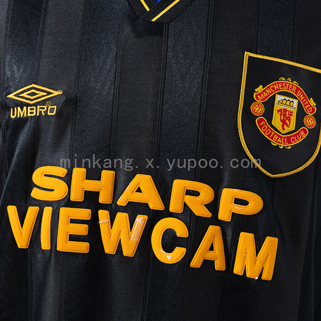 Retro long sleeve M-U 93/95 away S-XXL 5