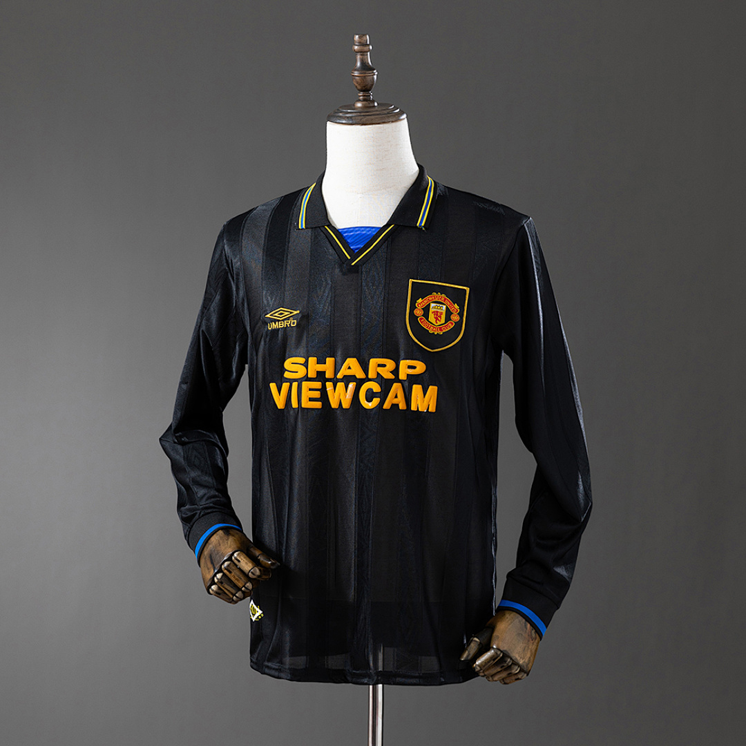 Retro long sleeve M-U 93/95 away S-XXL 8