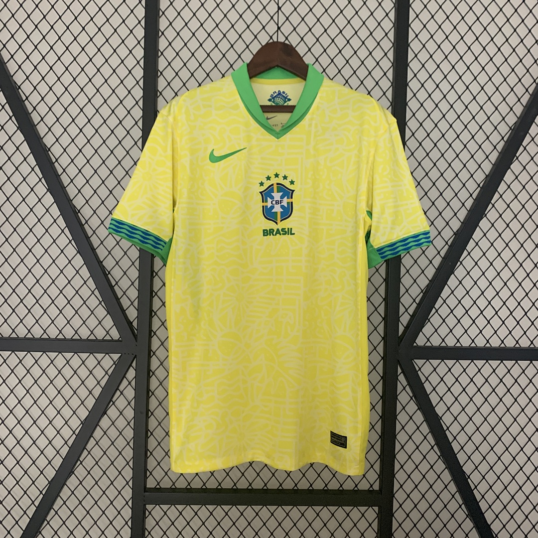 2024 Brazil Home S-4XL 4