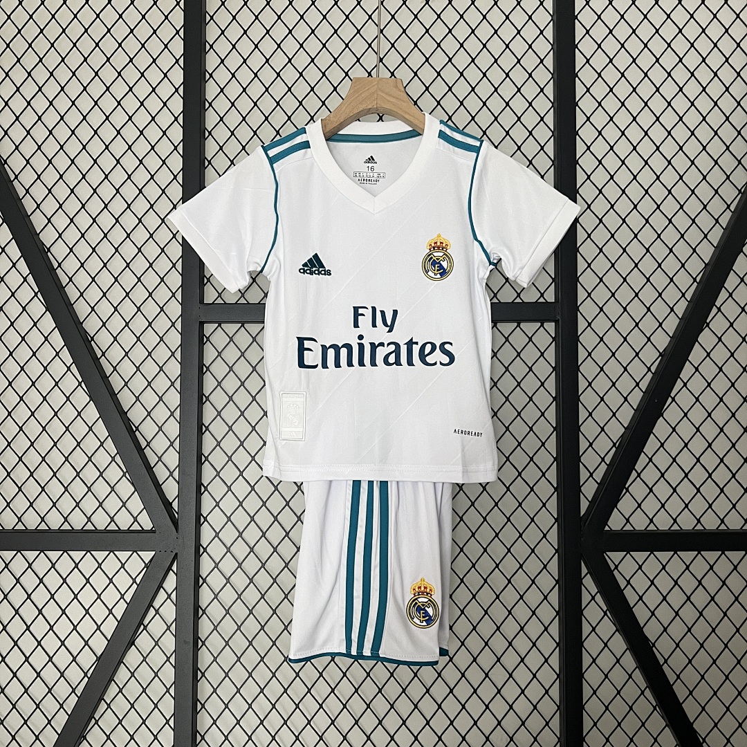 kids Real Madrid 17/18 home size: 16-28 6
