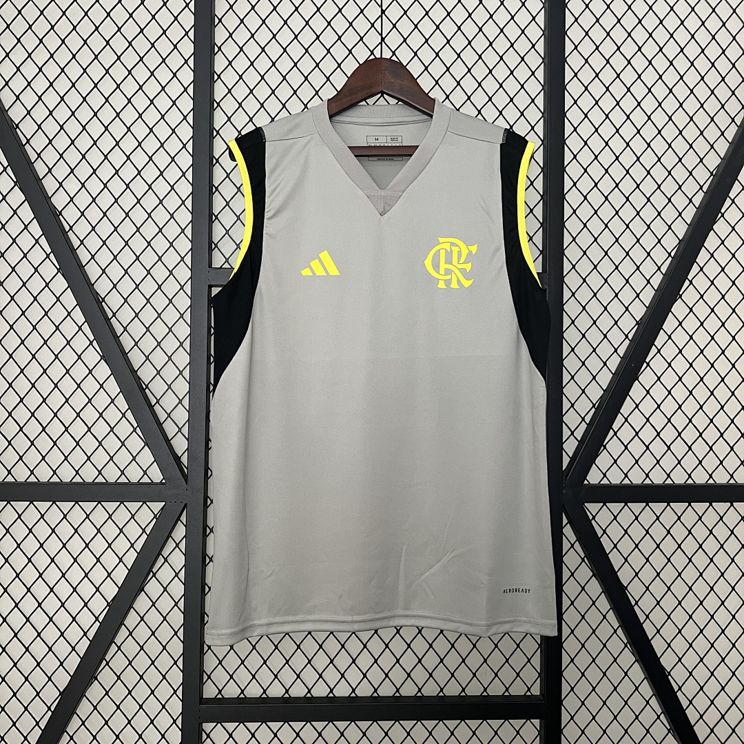 24/25 Vest Flamenco Training Wear Gray S-4XL 4