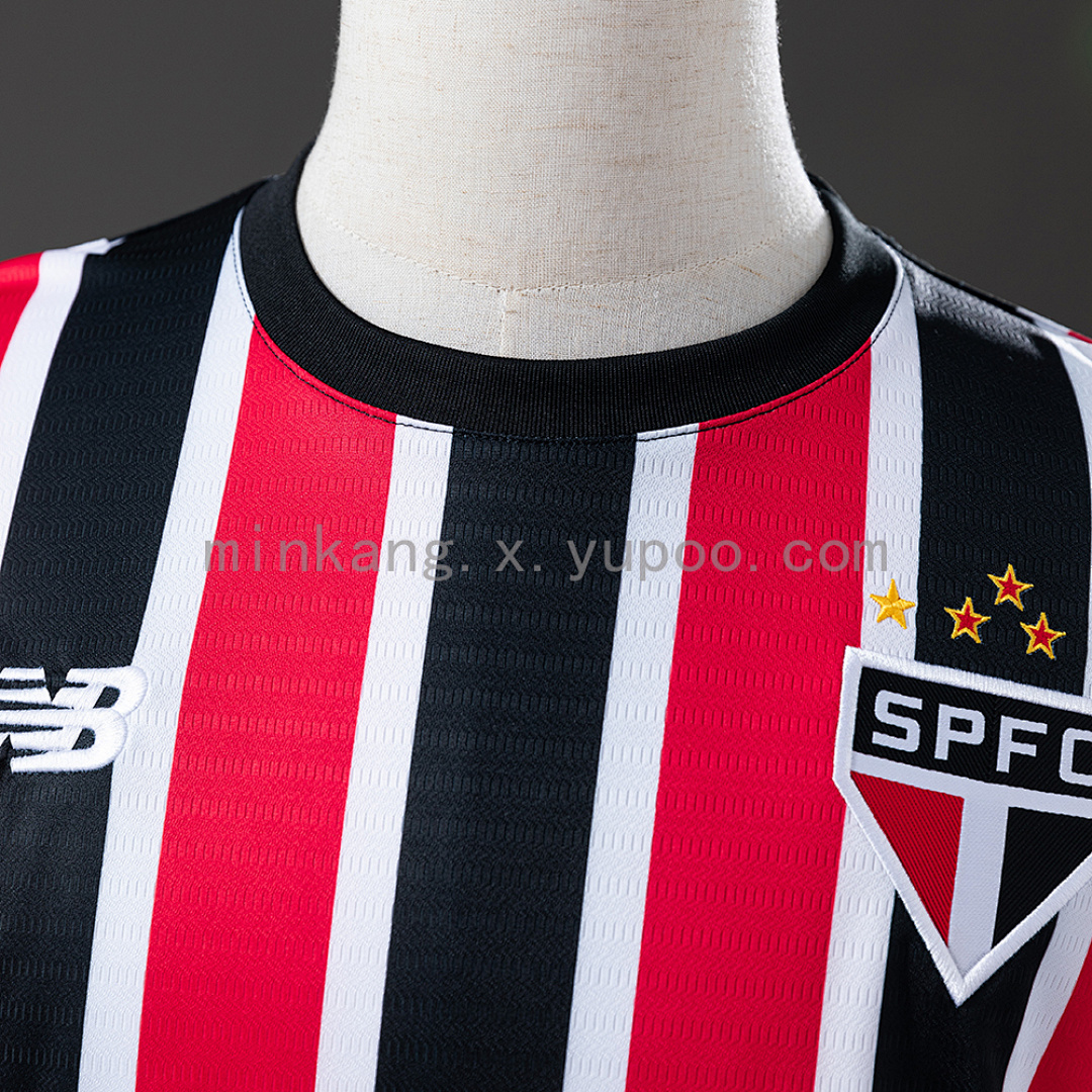 24/25 Long Sleeve Sao Paulo Away S-4XL 6