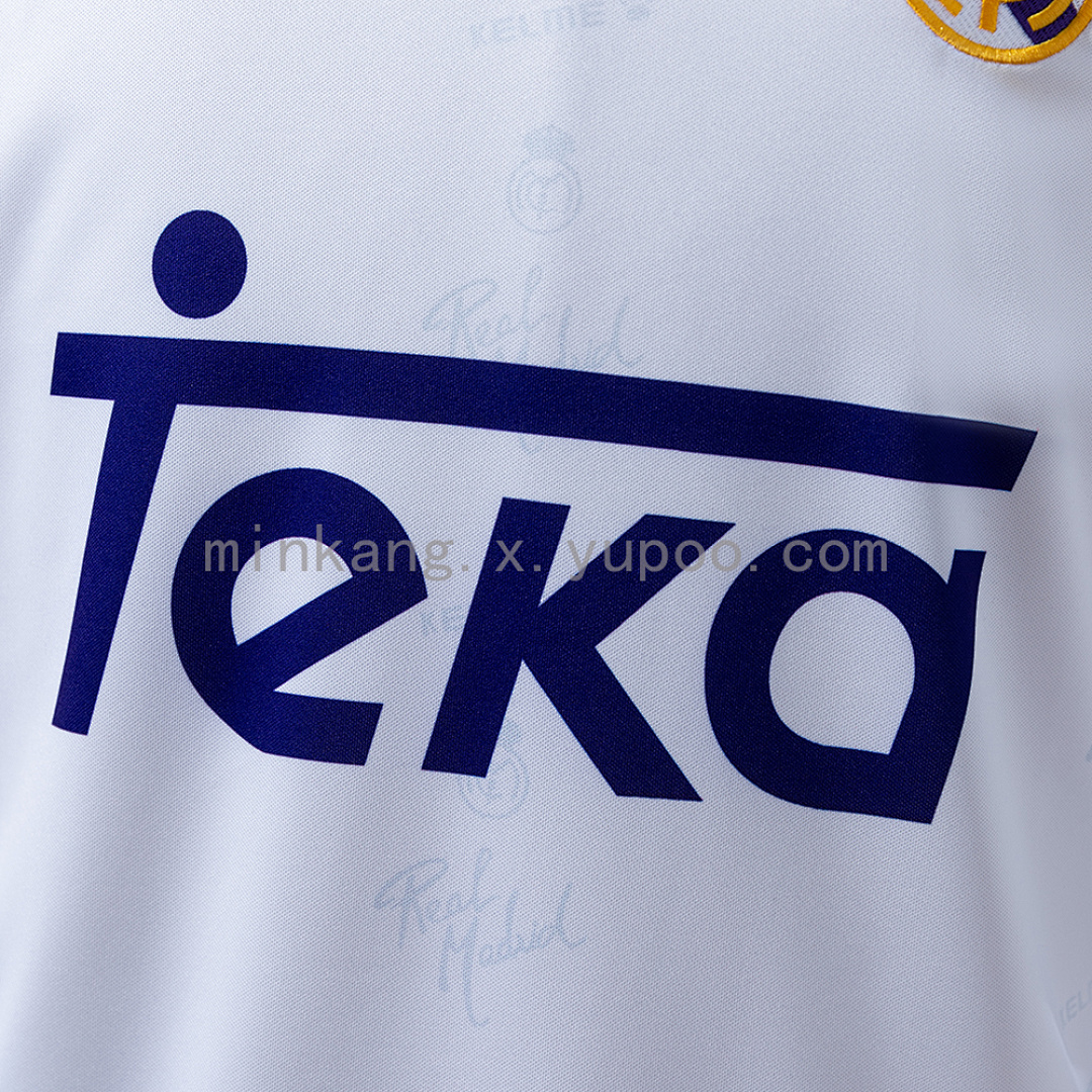 Retro long sleeve Real Madrid 94/96 home S-XXL 5