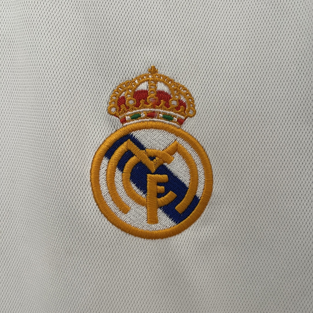 Retro long sleeve Real Madrid 00/01 Home S-XXL 5