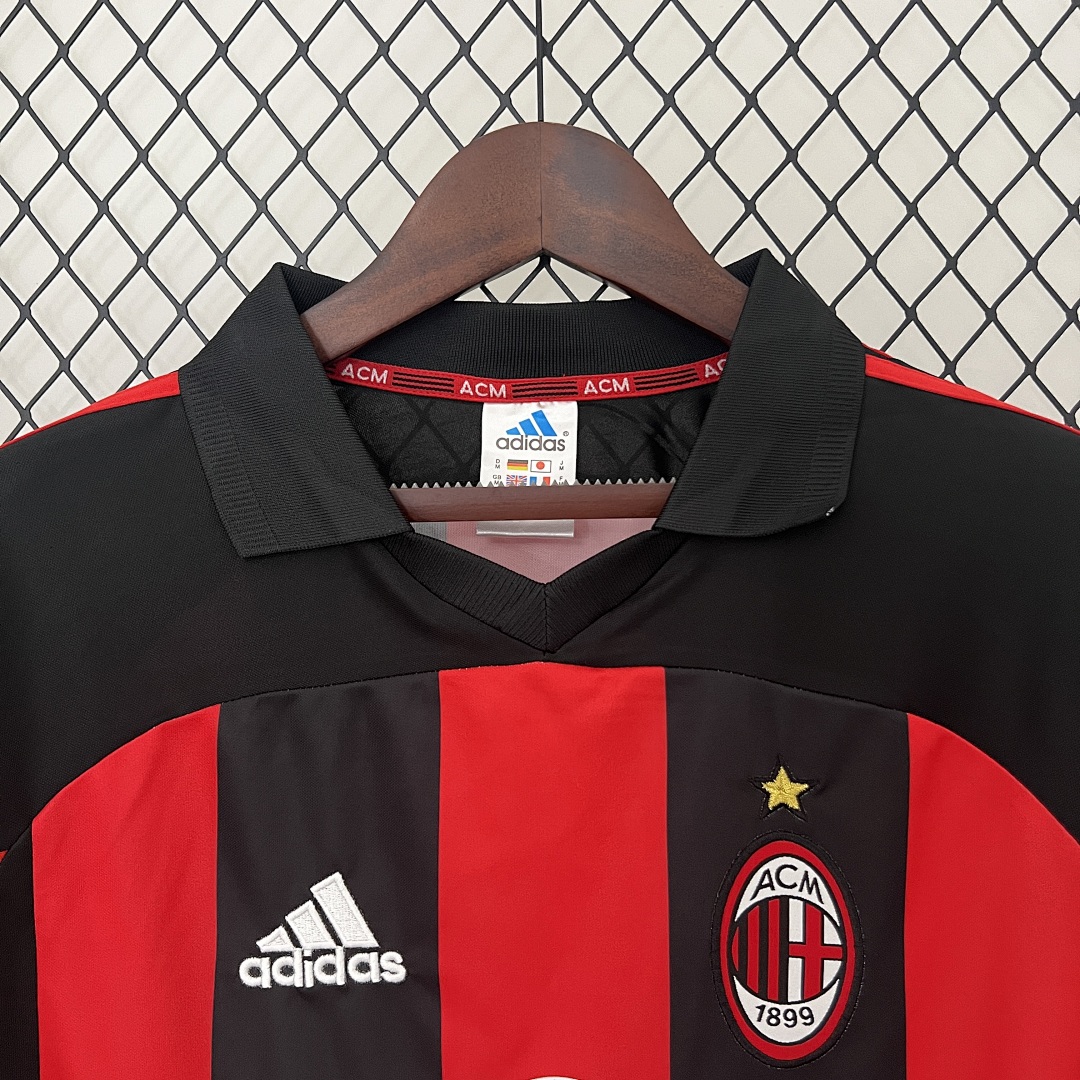 Retro AC Milan 01/02 Home S-XXL 8