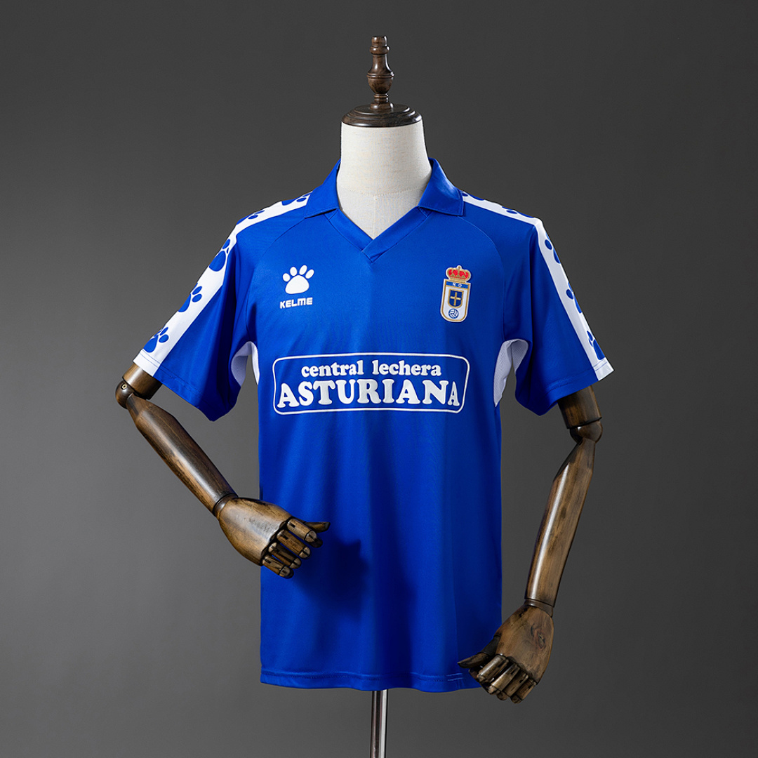 Retro Real Oviedo 90/91 Home S-XXL 8