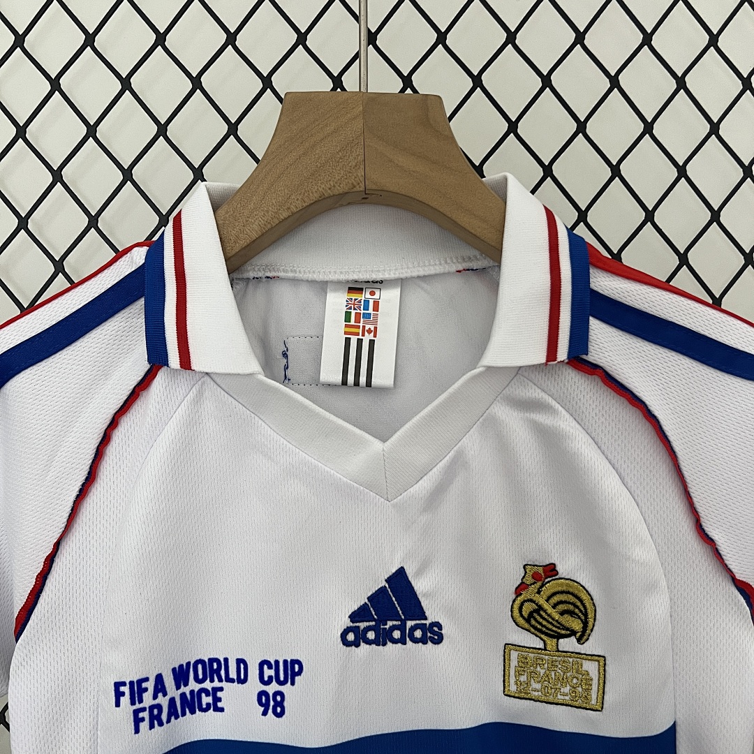 kids France 1998 away size: 16-28 5