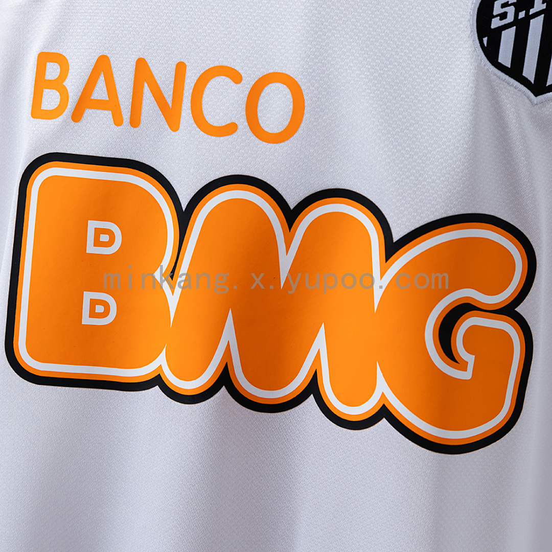 Retro Long Sleeve Santos 11/12 Home S-XXL 6