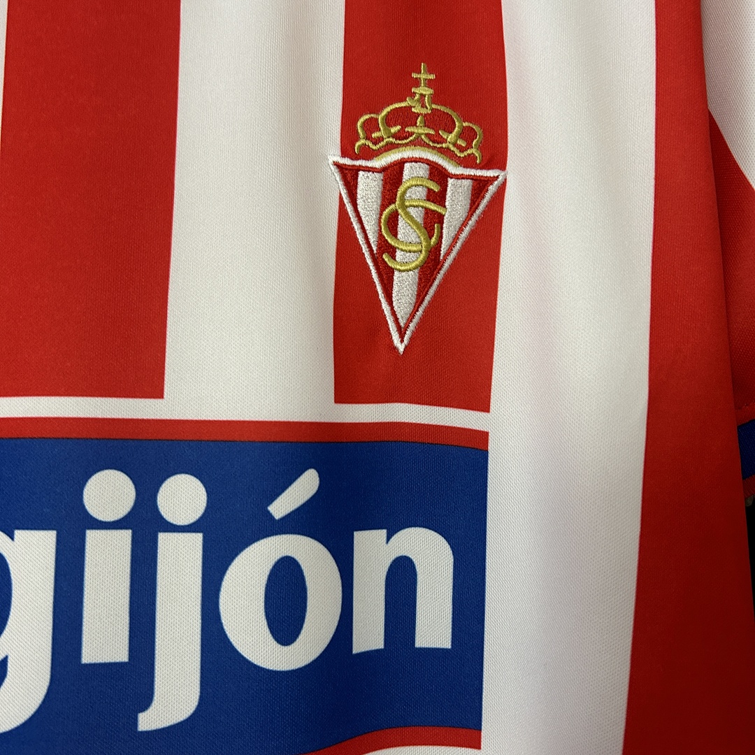 Retro Sporting Gijon 01/02 Home Size S-XXL 9
