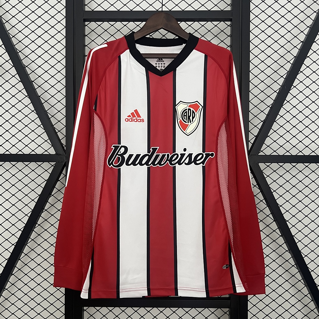Retro long sleeves River Plate 03/04 away S-XXL 7