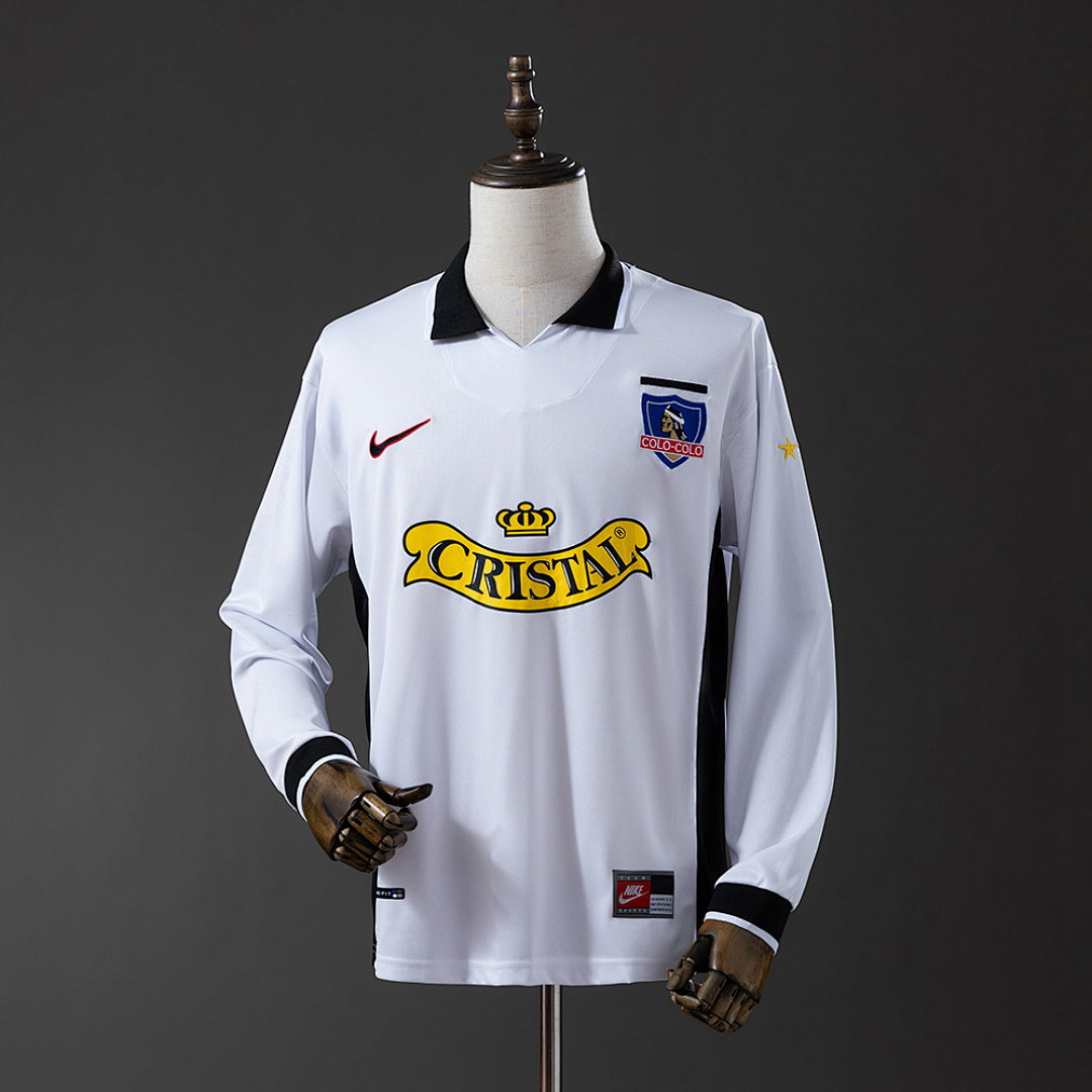 Retro long sleeve colo colo 97/98 home S-XXL 9