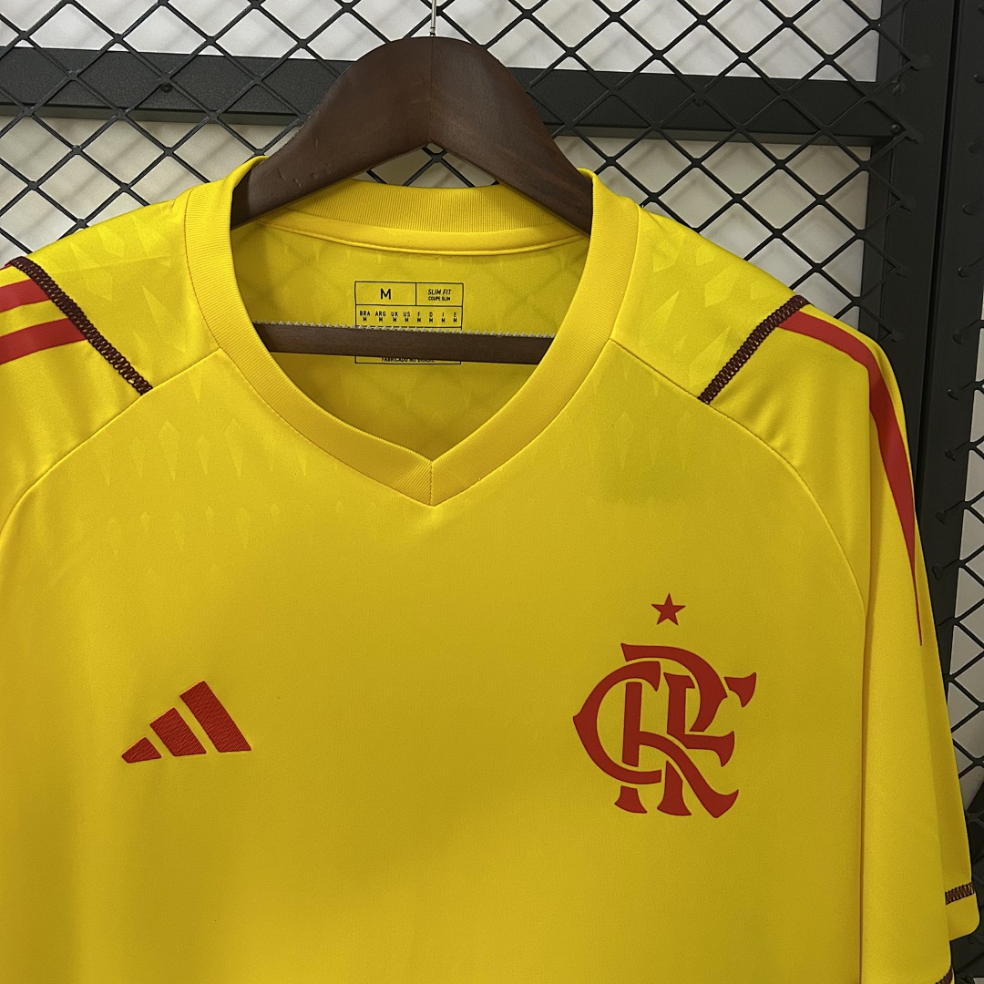 24/25 Flamengo Limited Edition Goalkeeper Yellow Jersey S-4XL 3