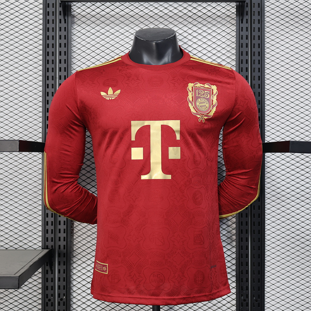 25/26 Player FC Bayern Munich 125th Anniversary Red S-XXL 2