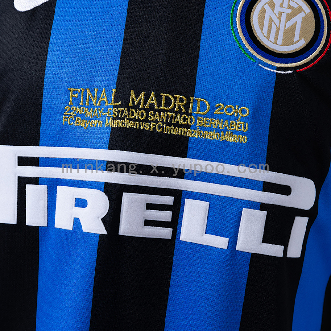 Retro Inter Milan 09/10 Champions League Edition Home S-XXL 5