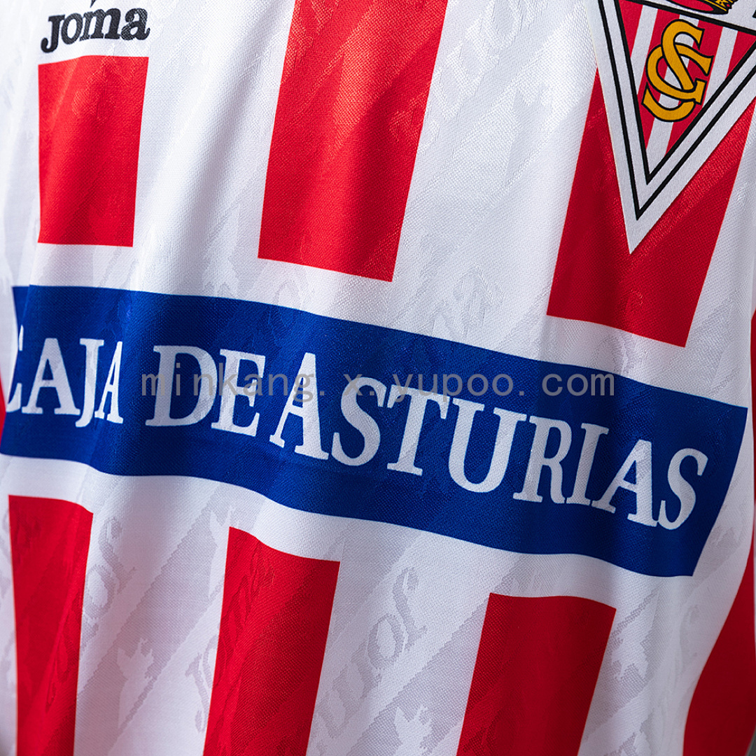 Retro 94/95 Sporting Gijon Home Size S-XXL 5