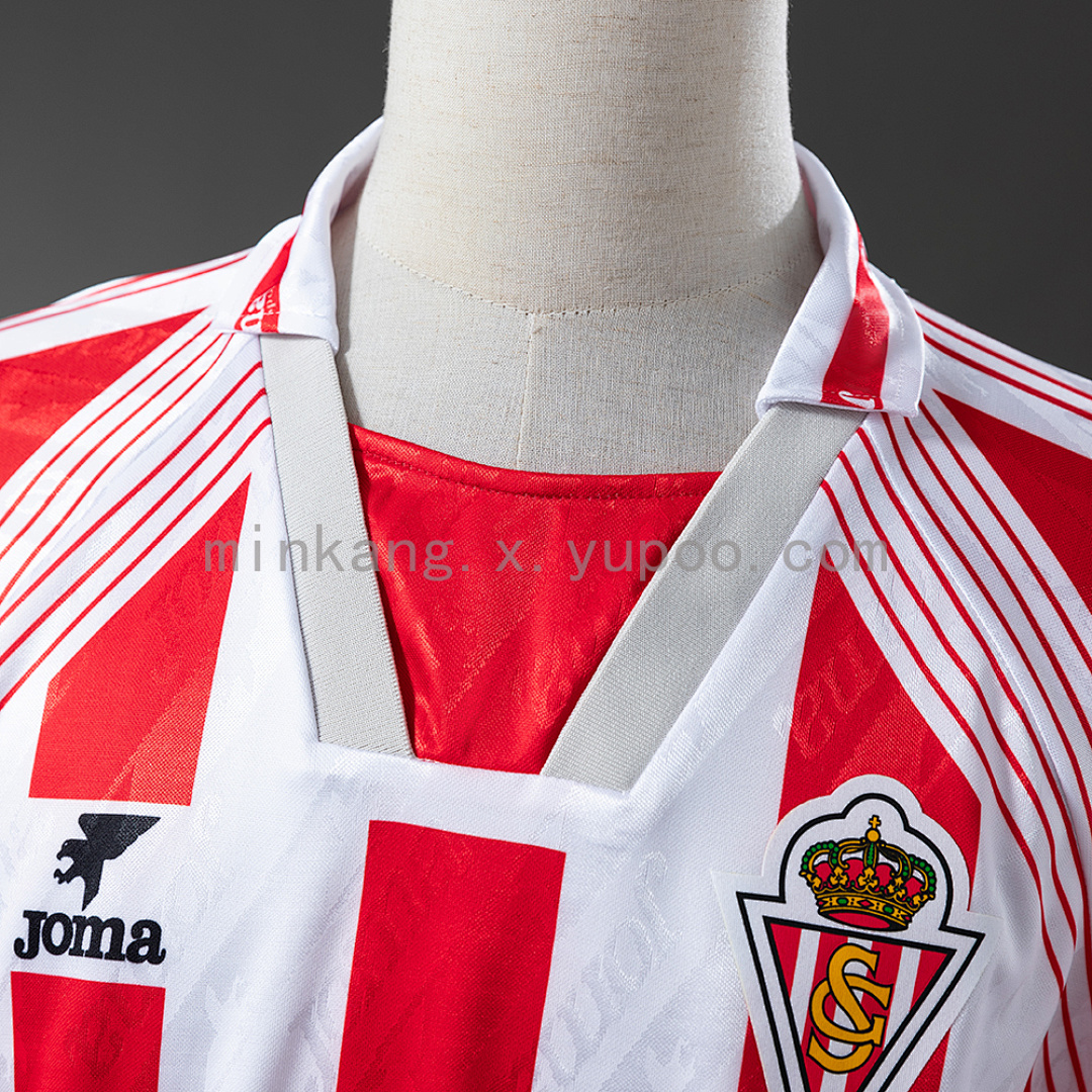 Retro 94/95 Sporting Gijon Home Size S-XXL 4