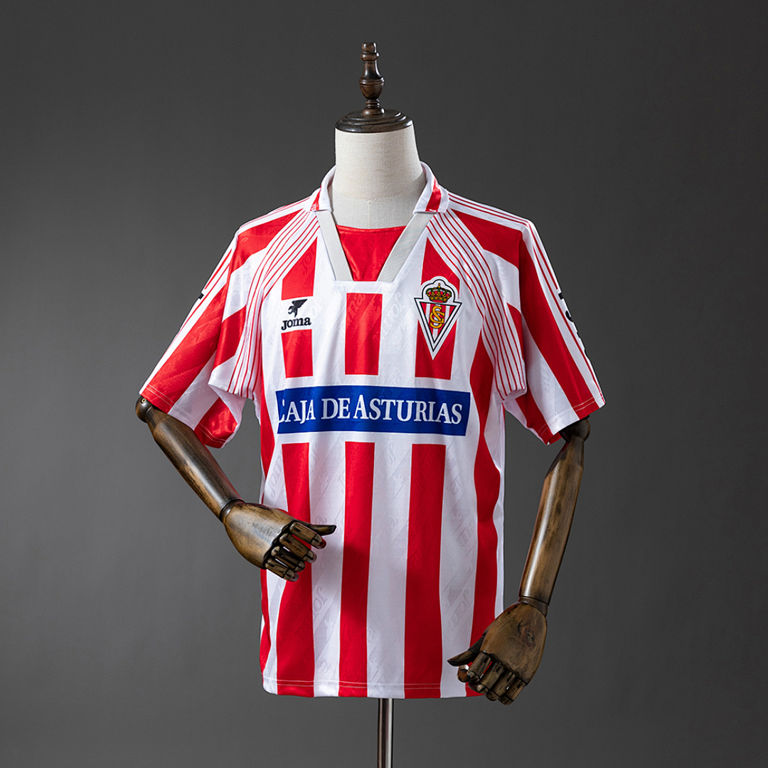Retro 94/95 Sporting Gijon Home Size S-XXL 2